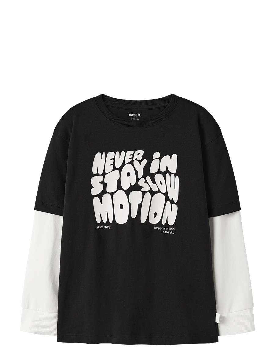 name it - NKMNASIM LS NREG TOP BOX - black - 0