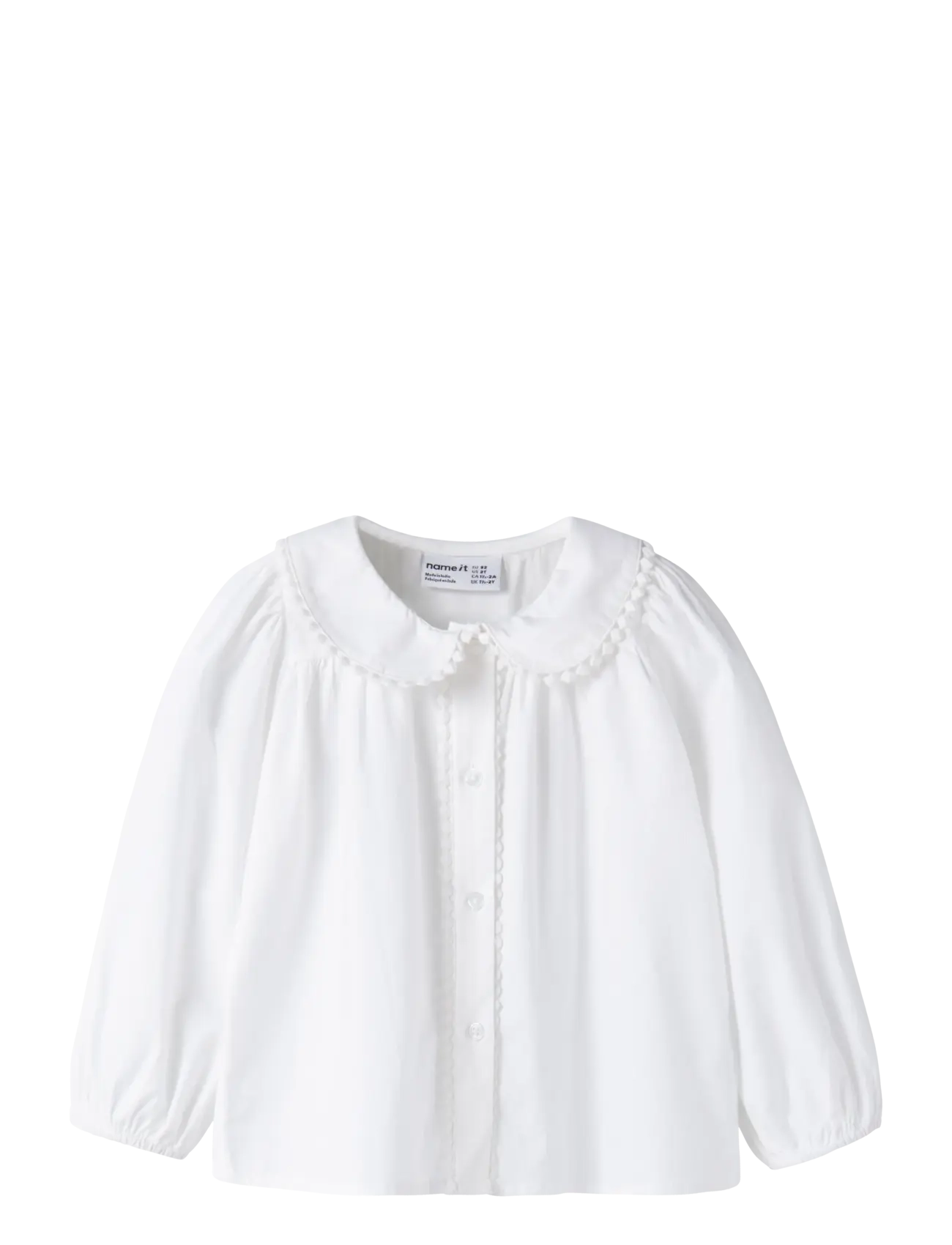 name it NMFLILKAN LS SHIRT - Alussärgid - BRIGHT WHITE / white
