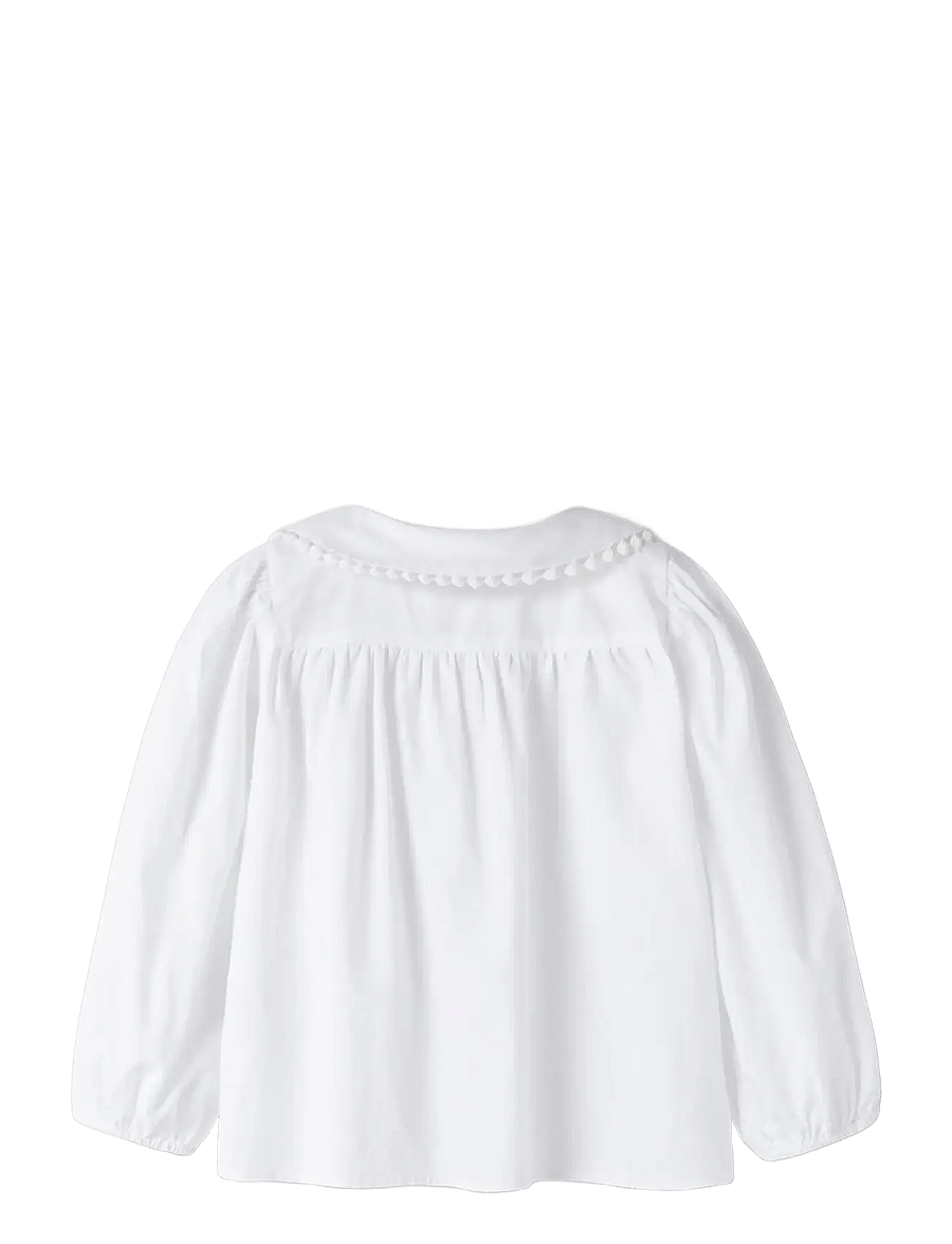 name it - NMFLILKAN LS SHIRT - bright white - 1