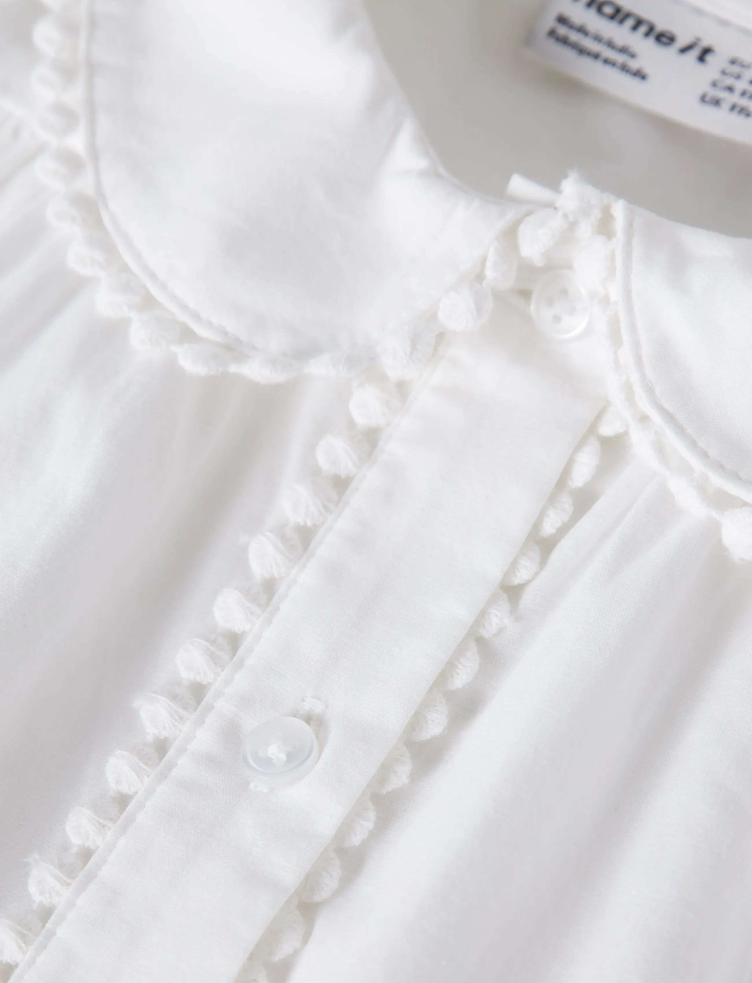 name it - NMFLILKAN LS SHIRT - bright white - 4