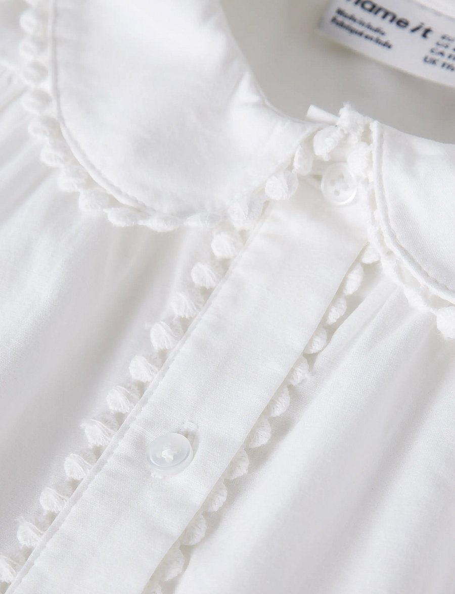 name it - NMFLILKAN LS SHIRT - bright white - 4