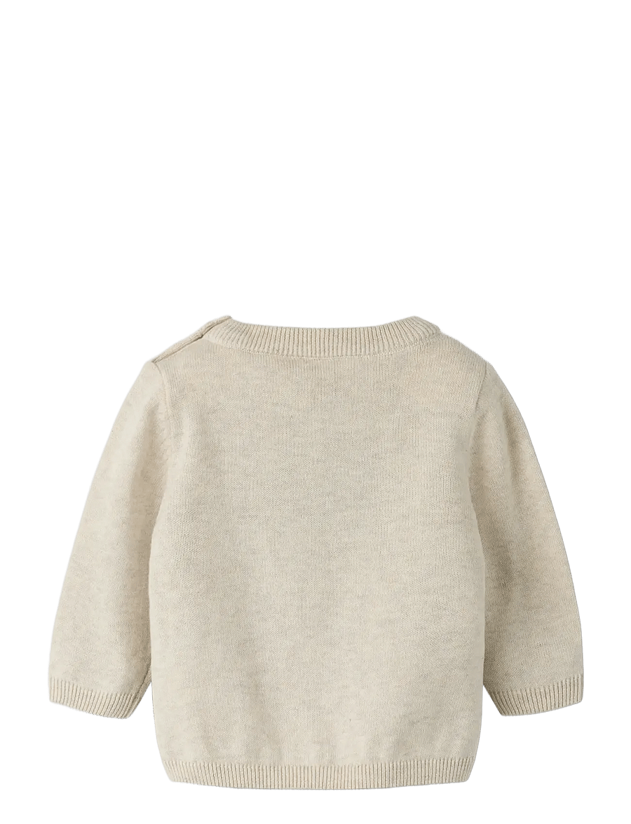 name it - NBMRISO LS KNIT BOX - pullover - peyote melange - 1