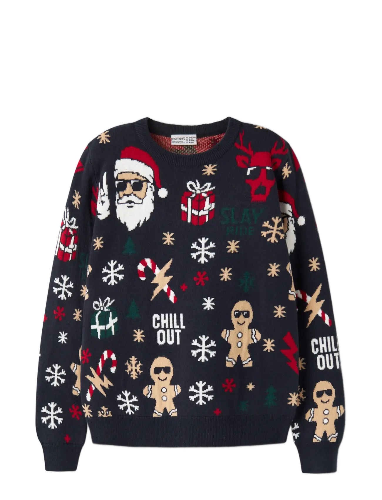 name it - NKMRICO LS KNIT - jumpers - navy blazer - 2