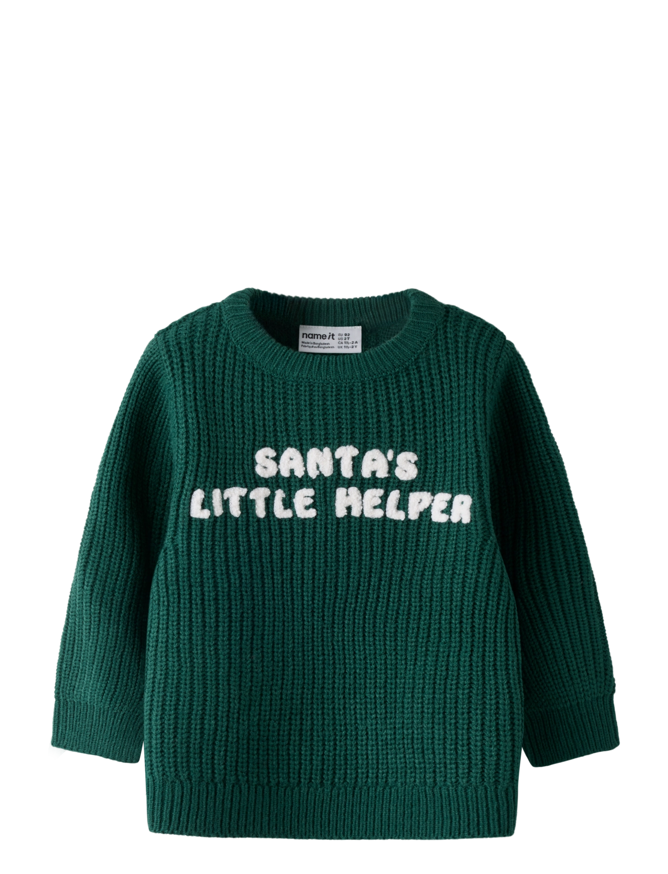 name it NMMRISSI LS LOOSE KNIT BOX - Jumpers - BOTANICAL GARDEN / green