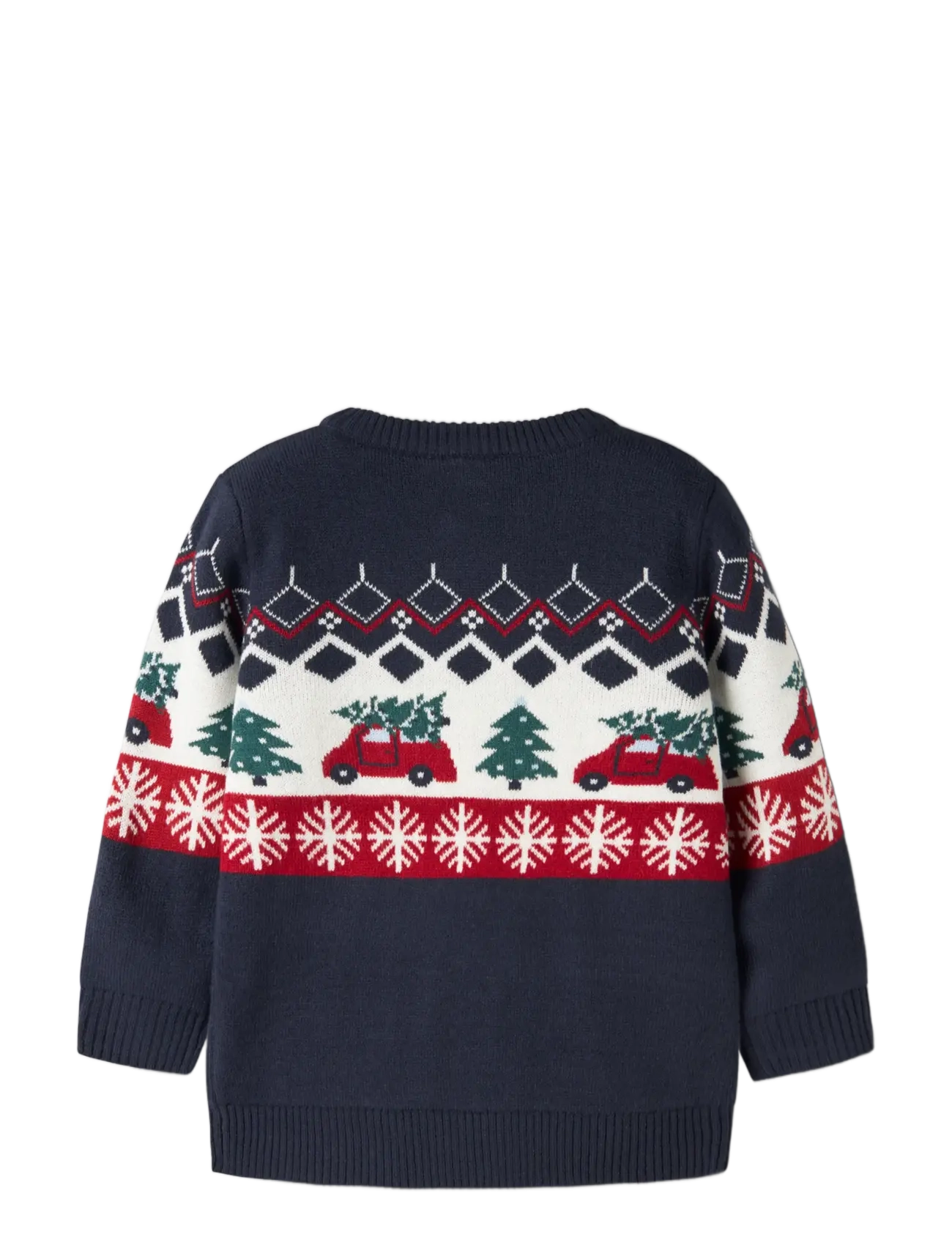 name it - NMMRISSI LS LOOSE KNIT BOX - jumpers - navy blazer - 1