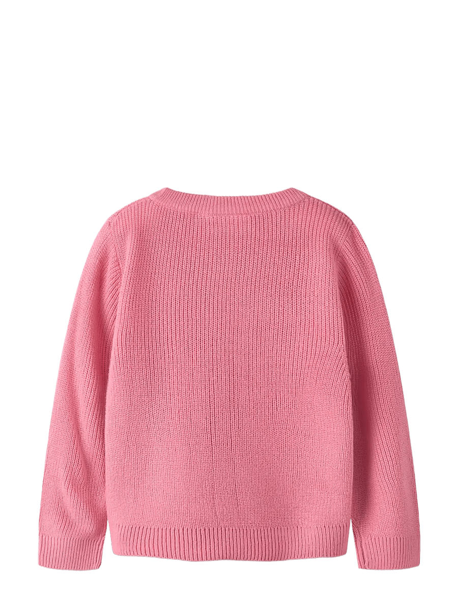 name it - NMFRISSE LS KNIT - pullover - wild rose - 1