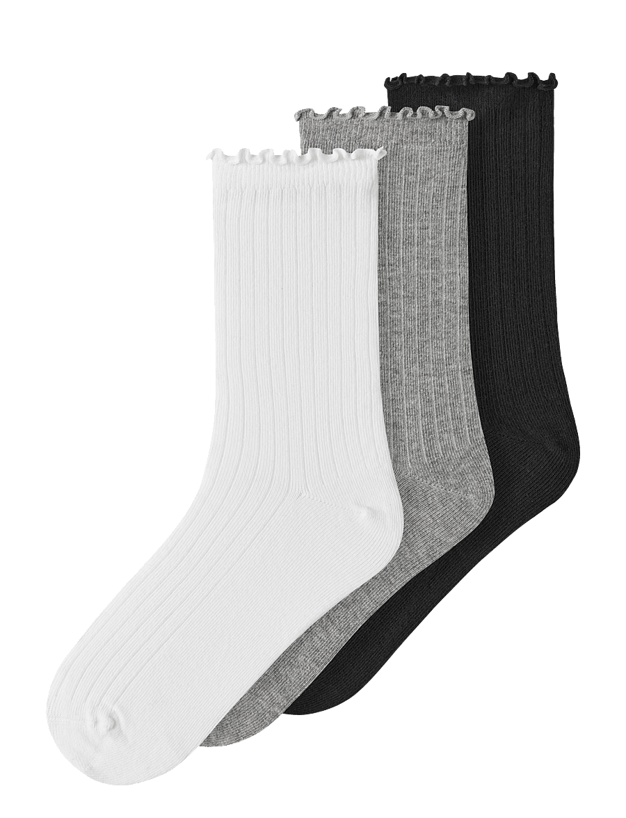 name it - NKFNILUA 3P SOCK - strümpfe - black - 0
