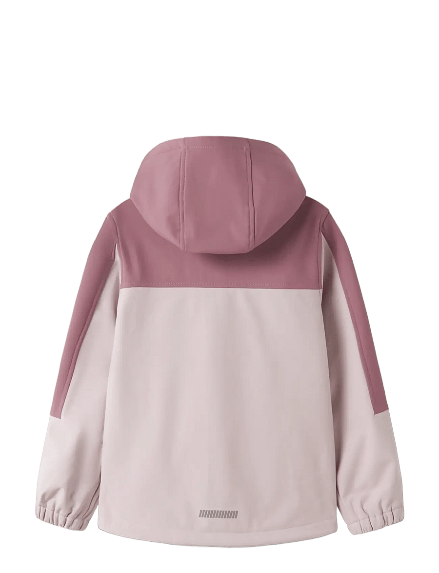 name it - NKNALFA08 SOFTSHELL JACKET BLOCK FO1 - softshelljackor - wistful mauve - 1