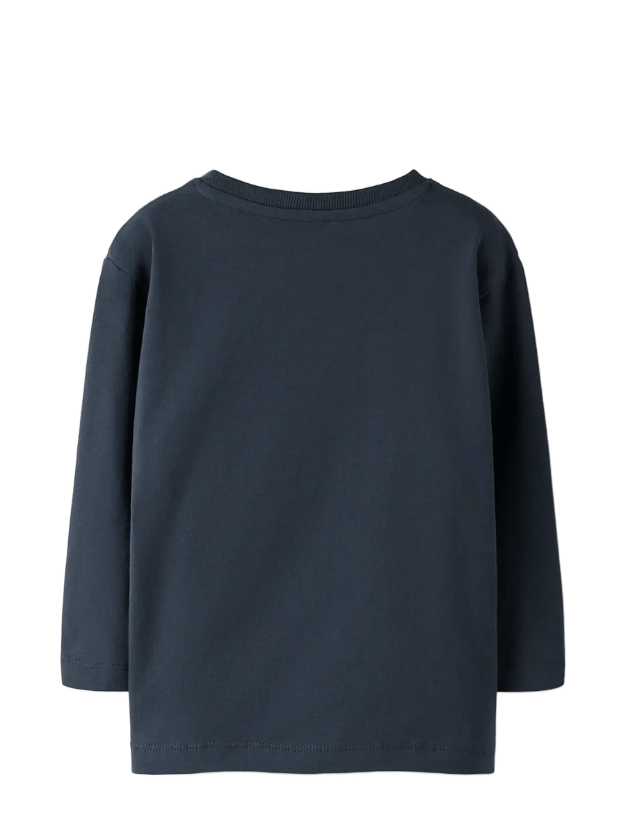 name it - NMMNICKY LS NREG TOP BOX - långärmade t-shirts - ombre blue - 1
