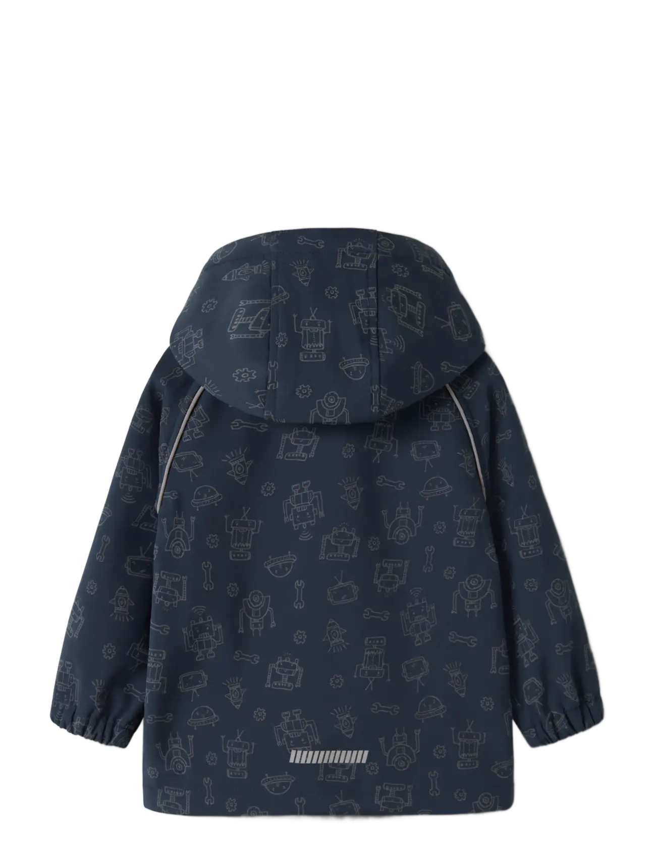 name it - NMMALFA08 SOFTSHELL JACKET REF AOP FO1 - dark sapphire - 1