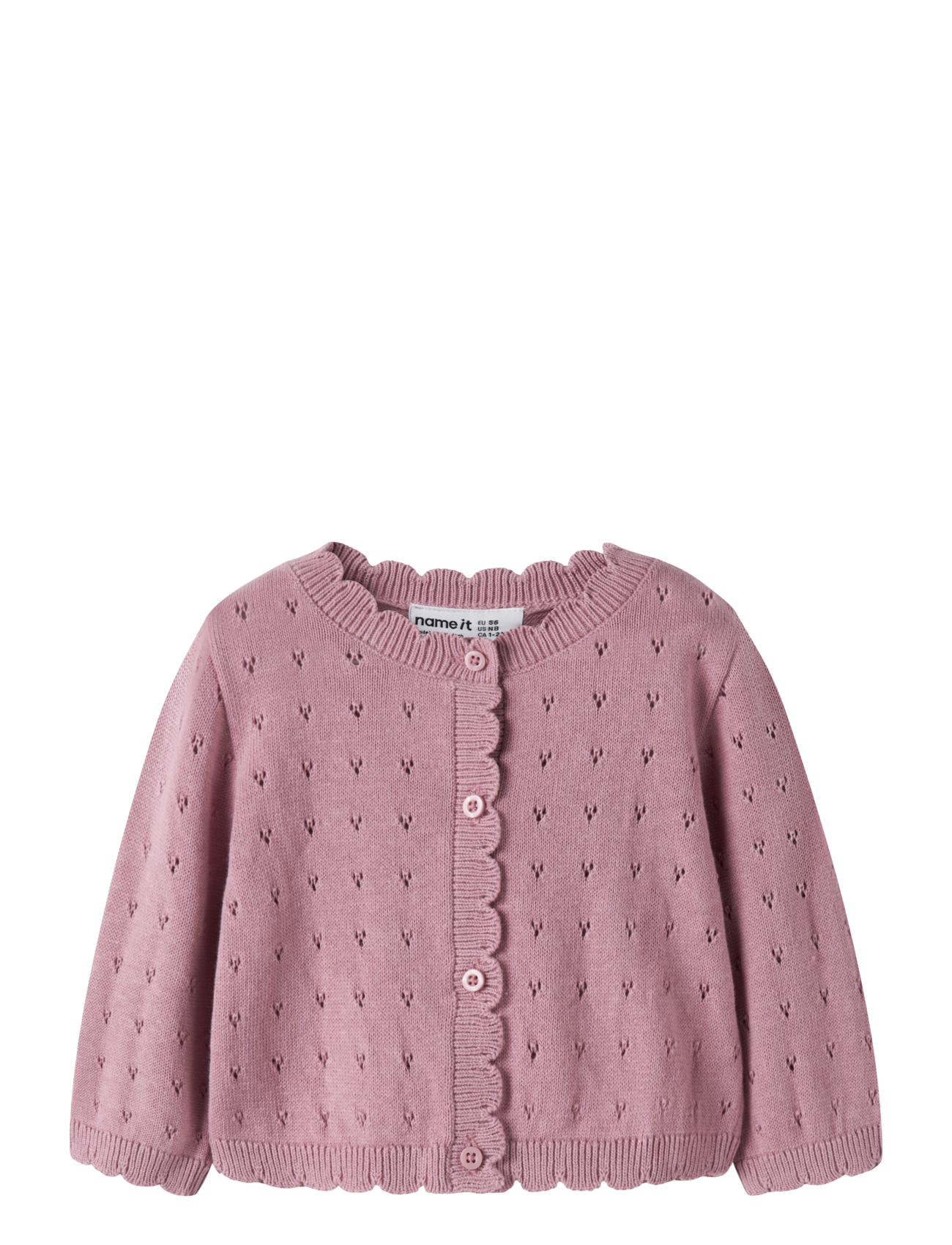 name it NBFNALANI LS SHORT KNIT CARD - Kudumid - LILAS / purple