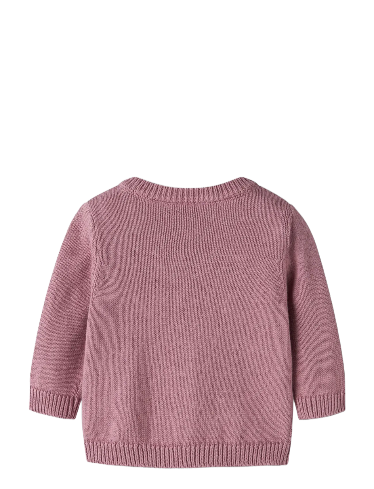name it - NBFNANNY LS KNIT CARD - cardigans - lilas - 1