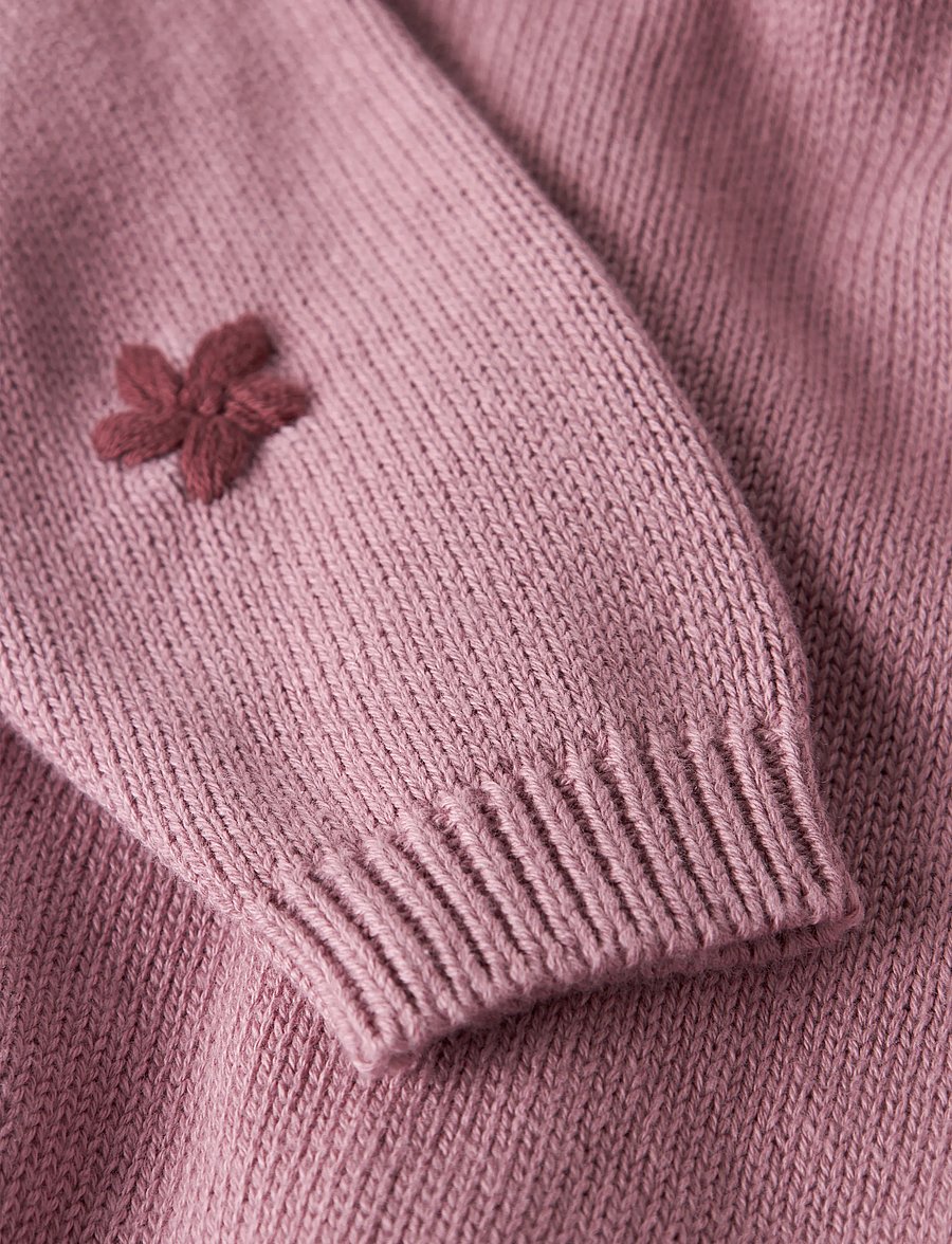 name it - NBFNANNY LS KNIT CARD - cardigans - lilas - 3