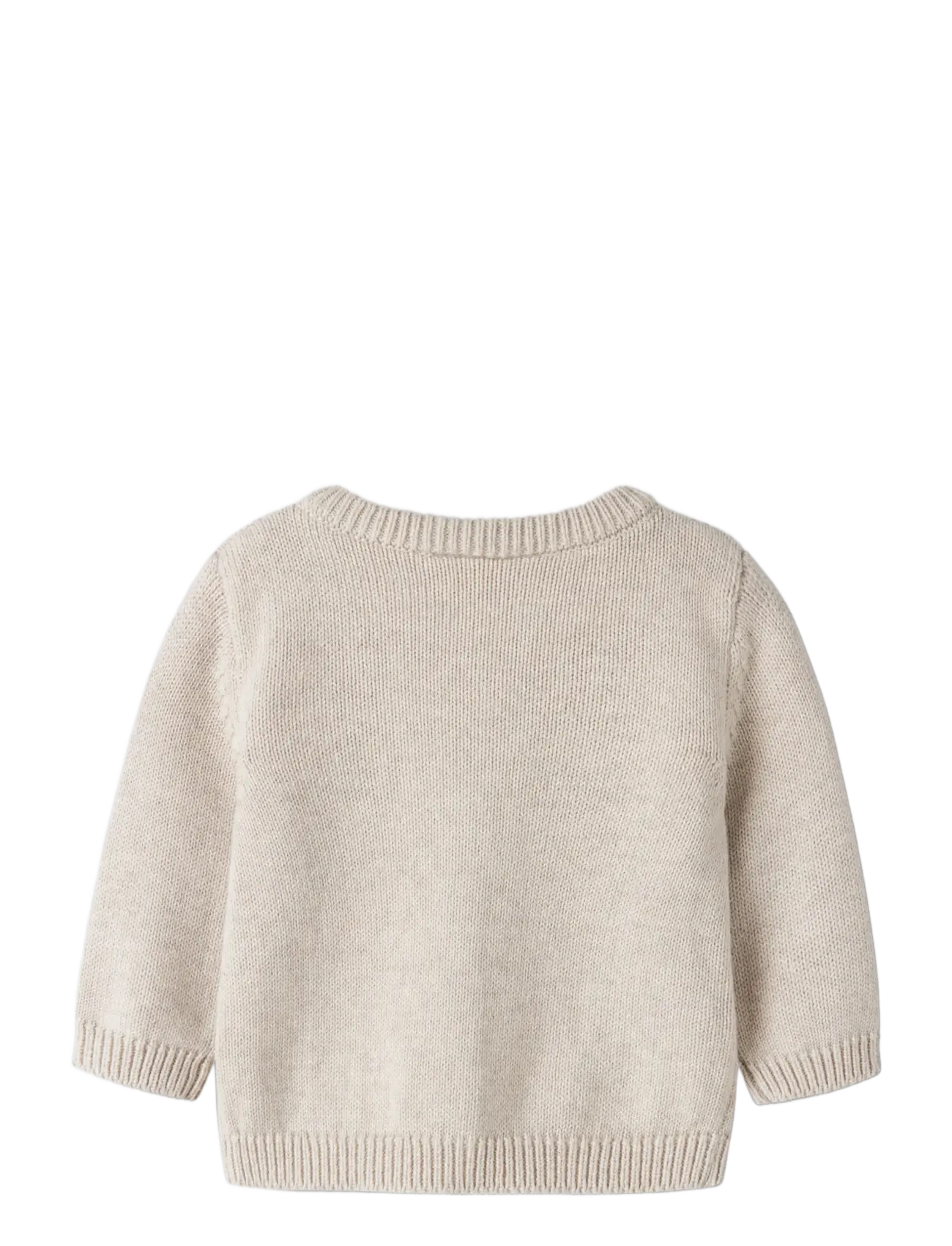 name it - NBFNANNY LS KNIT CARD - kardiganid - peyote melange - 1