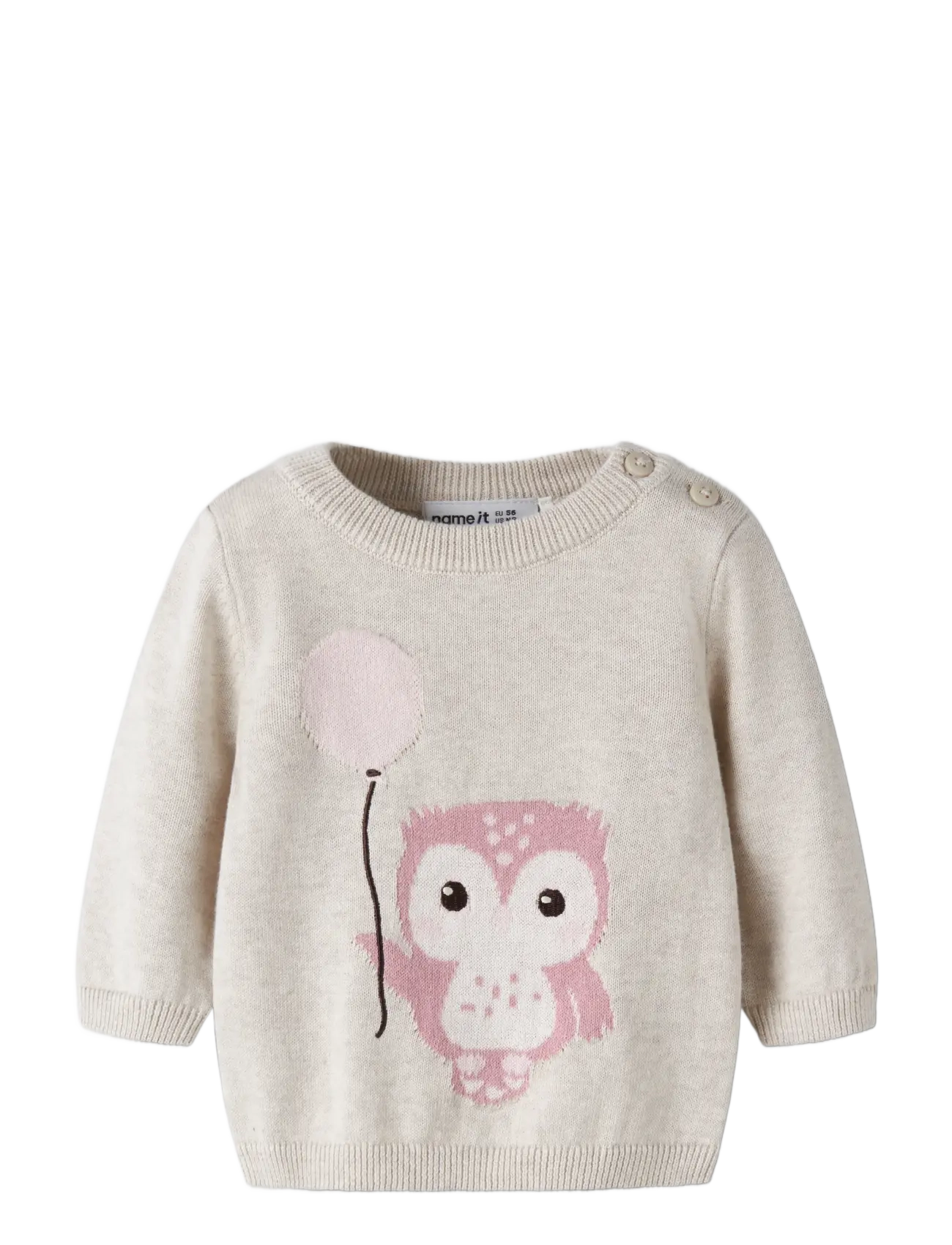 name it - NBFNINETTE LS KNIT - pullover - peyote melange - 2