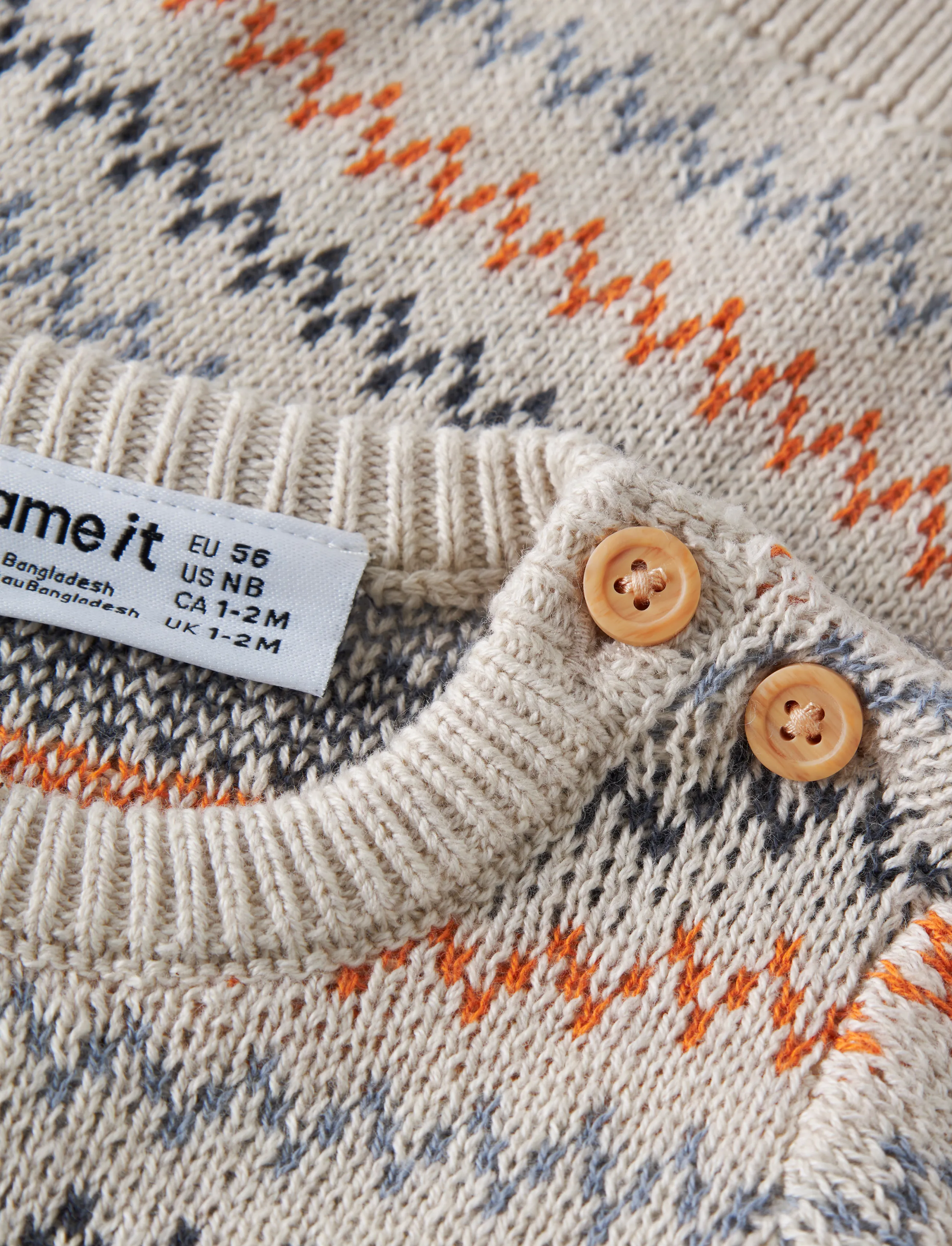 name it - NBMNINO LS KNIT - pullover - peyote melange - 3