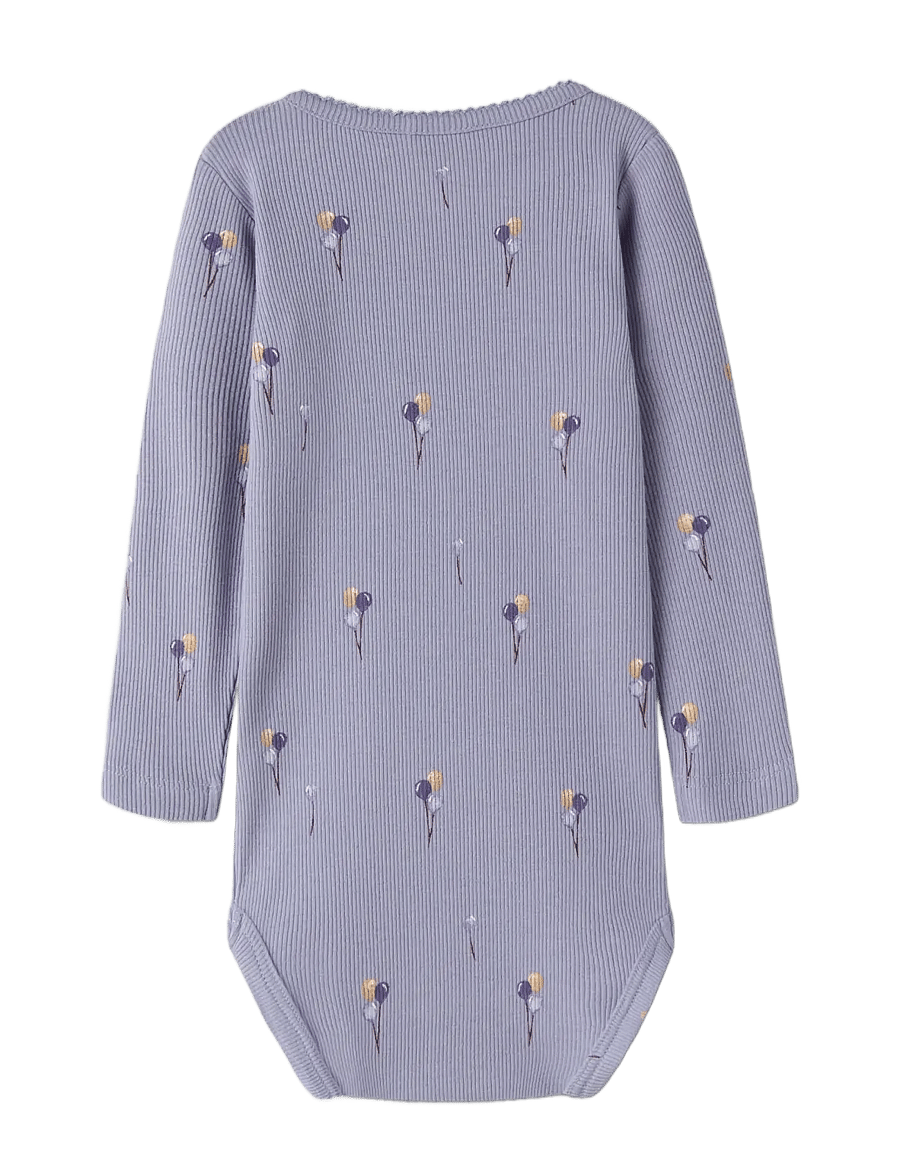 name it - NBFNABILA LS BODY BOX - pikkade varrukatega bodid - heirloom lilac - 1