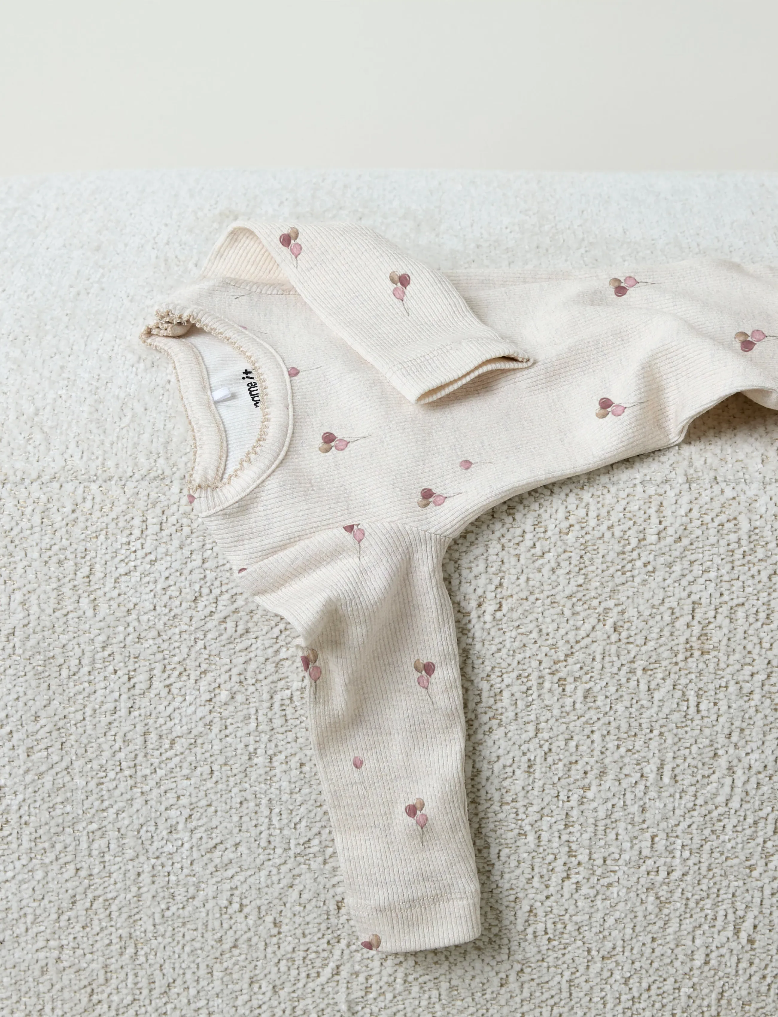 name it - NBFNABILA LS BODY BOX - pikkade varrukatega bodid - peyote melange - 2