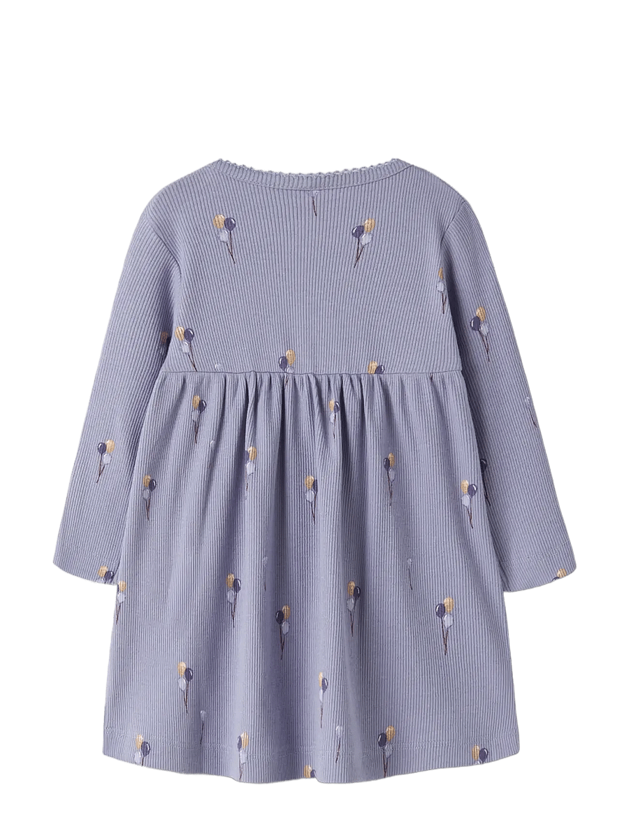 name it - NBFNABILA LS DRESS BOX - langärmelige babykleider - heirloom lilac - 1