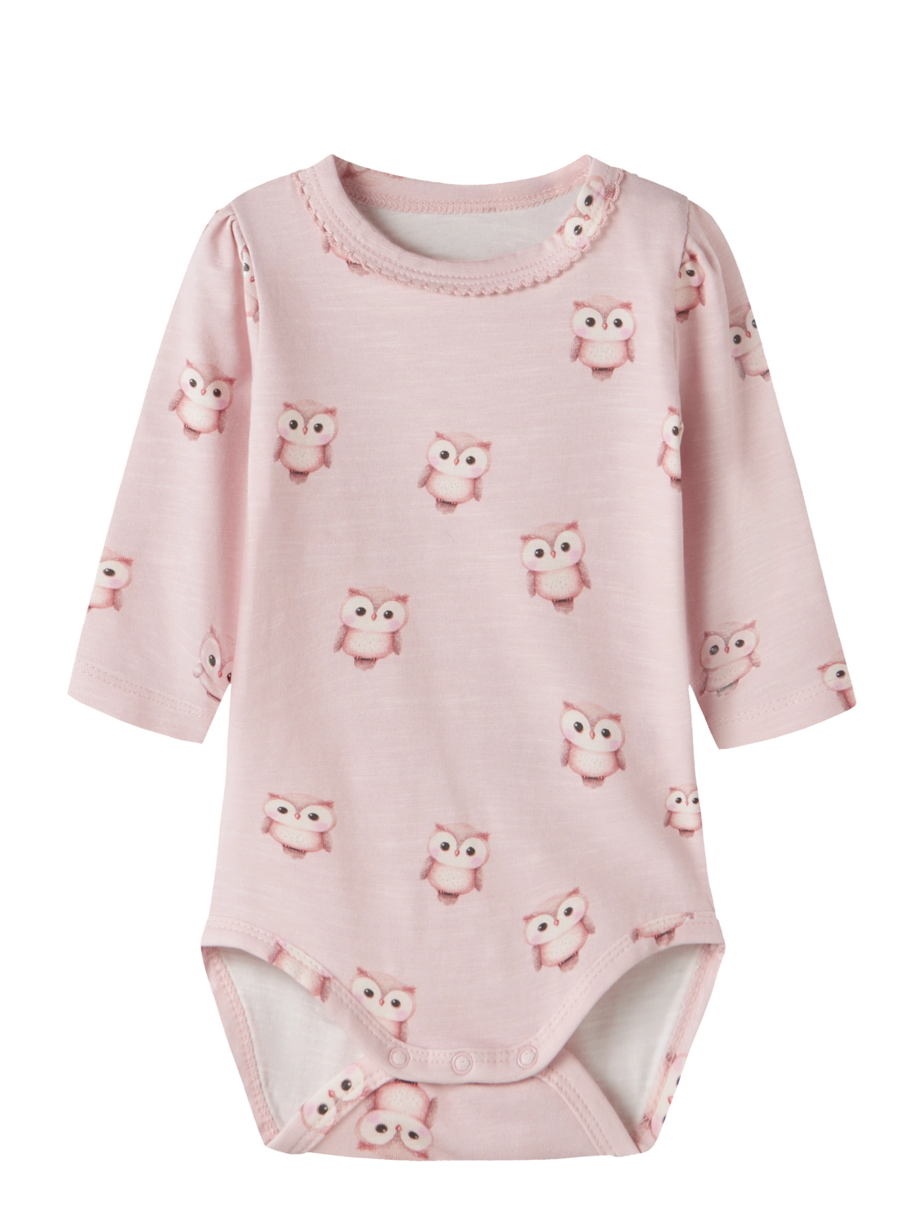 name it NBFNETIE LS BODY - Pikkade varrukatega bodid - LOTUS / pink/rose