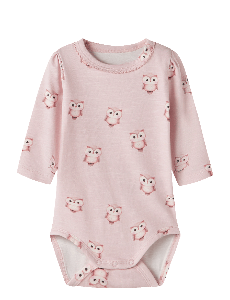 name it - NBFNETIE LS BODY - pikkade varrukatega bodid - lotus - 0