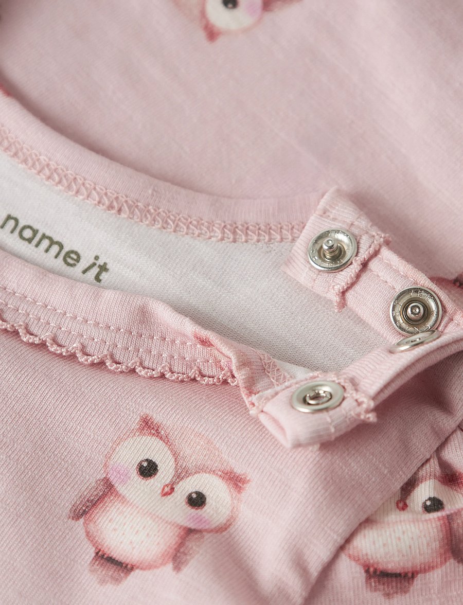 name it - NBFNETIE LS BODY - pikkade varrukatega bodid - lotus - 2