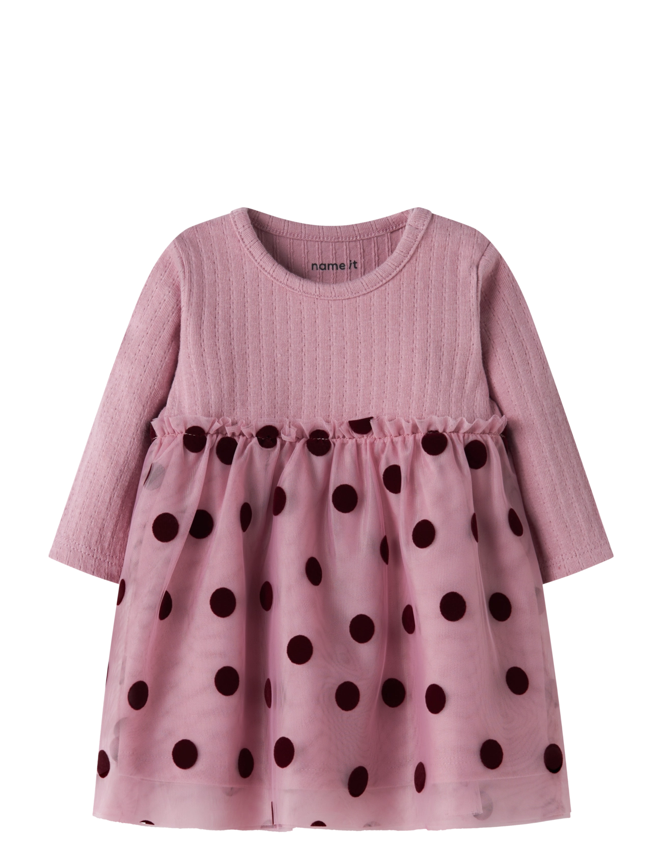 name it NBFNAGINA LS DRESS - Kleidid - LILAS / pink/rose