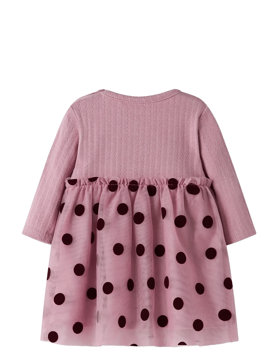 name it - NBFNAGINA LS DRESS - pikkade varrukatega beebikleidid - lilas - 1