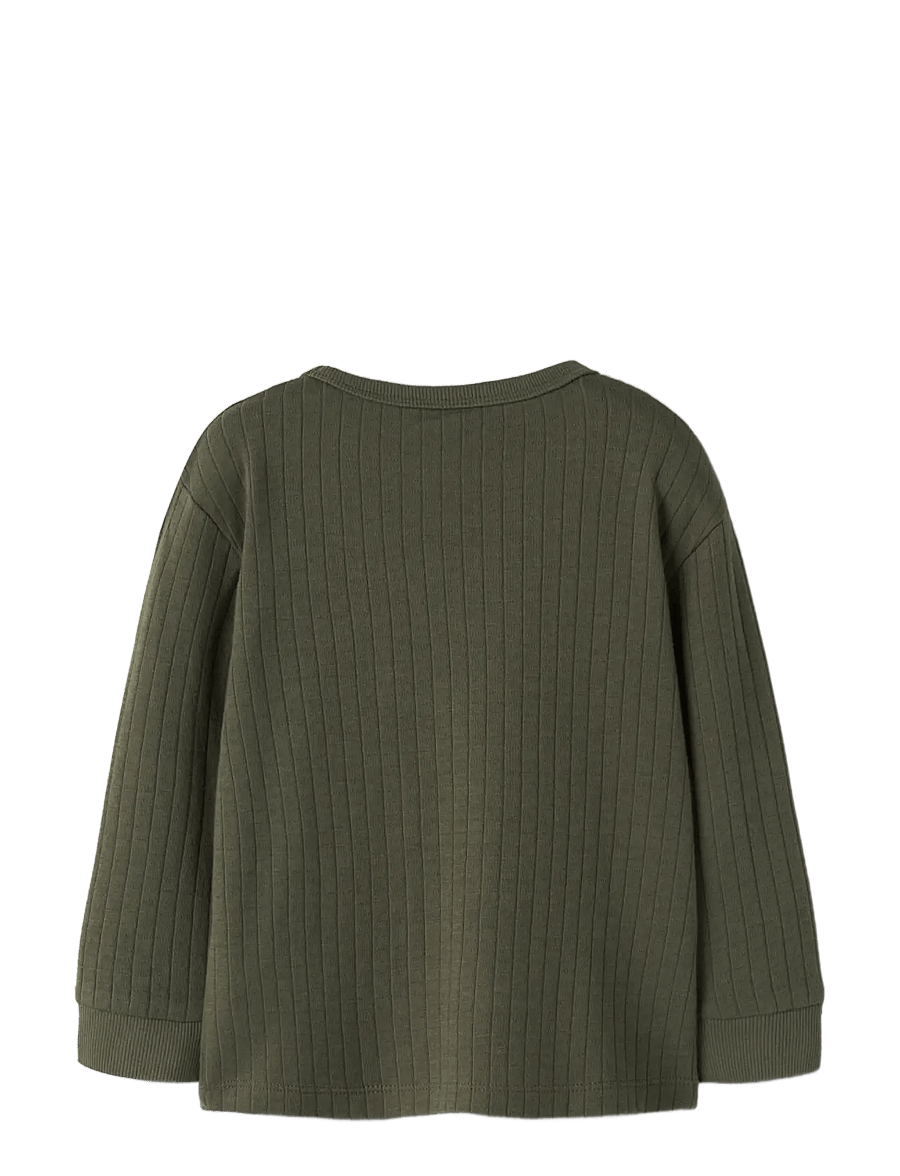 name it - NMMNICHOLAS LS NREG TOP - pullover - olive night - 1