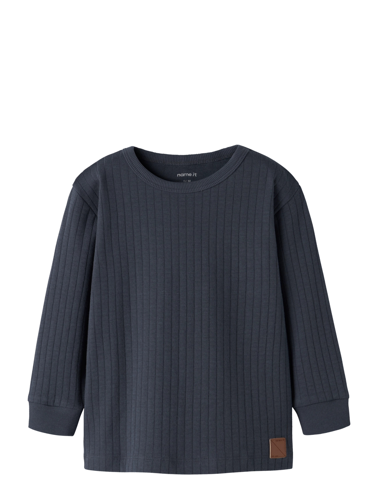 name it NMMNICHOLAS LS NREG TOP - Jumpers - OMBRE BLUE / navy