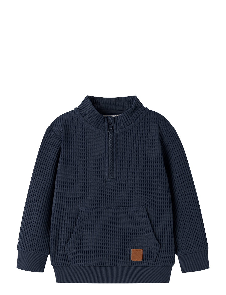 name it - NMMNAEL LS NREG WAFFLE - truien - navy blazer - 0