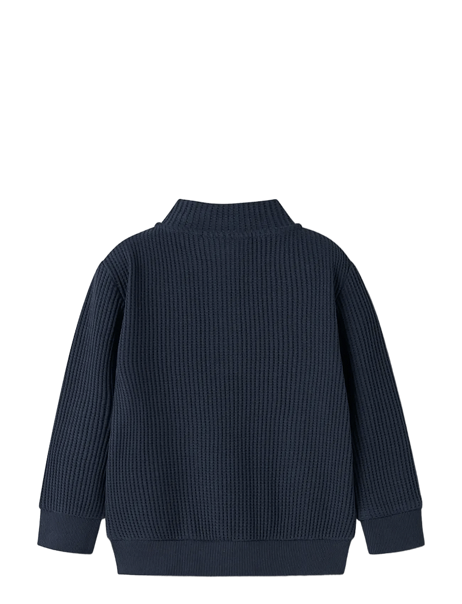 name it - NMMNAEL LS NREG WAFFLE - truien - navy blazer - 1