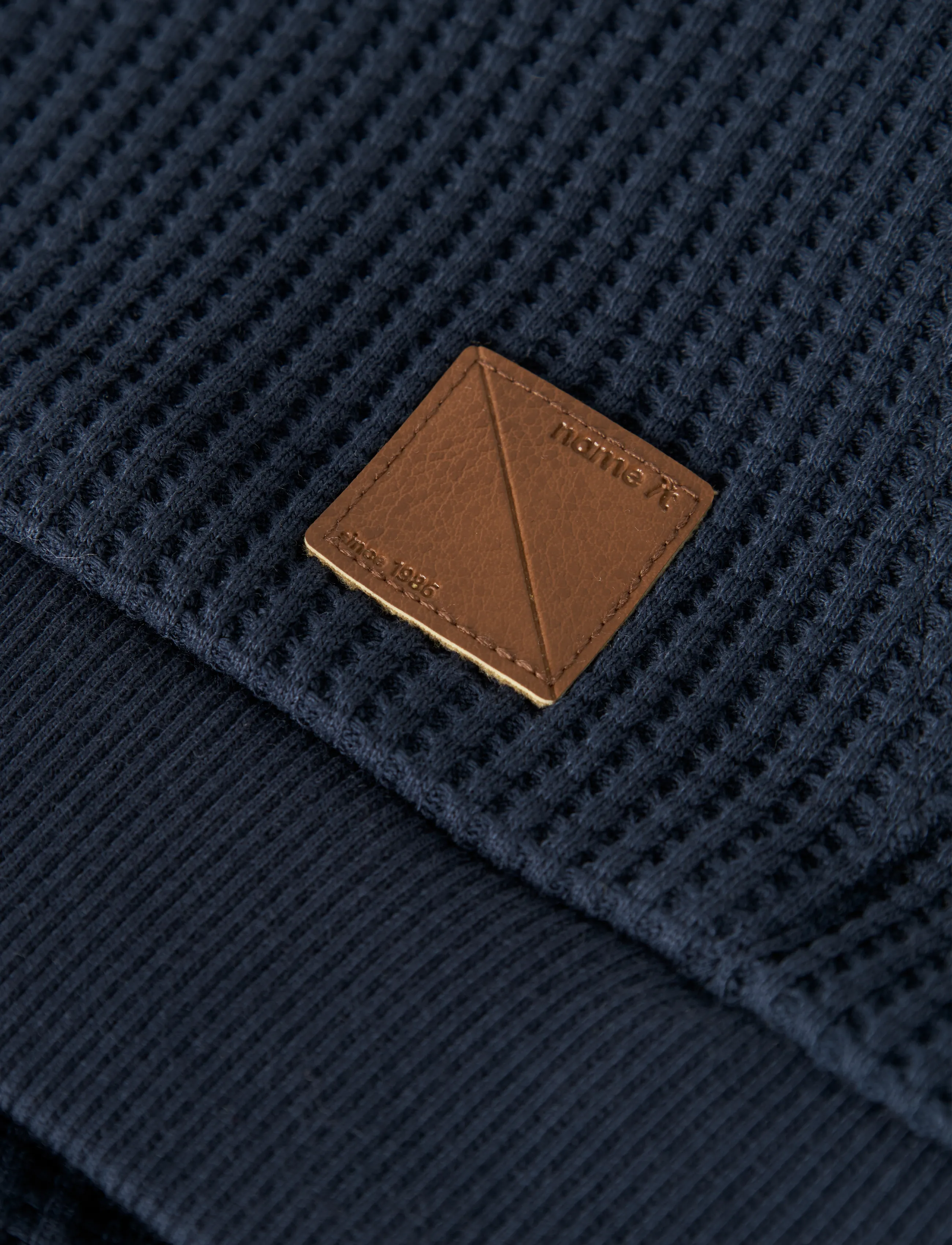 name it - NMMNAEL LS NREG WAFFLE - jumpers - navy blazer - 3