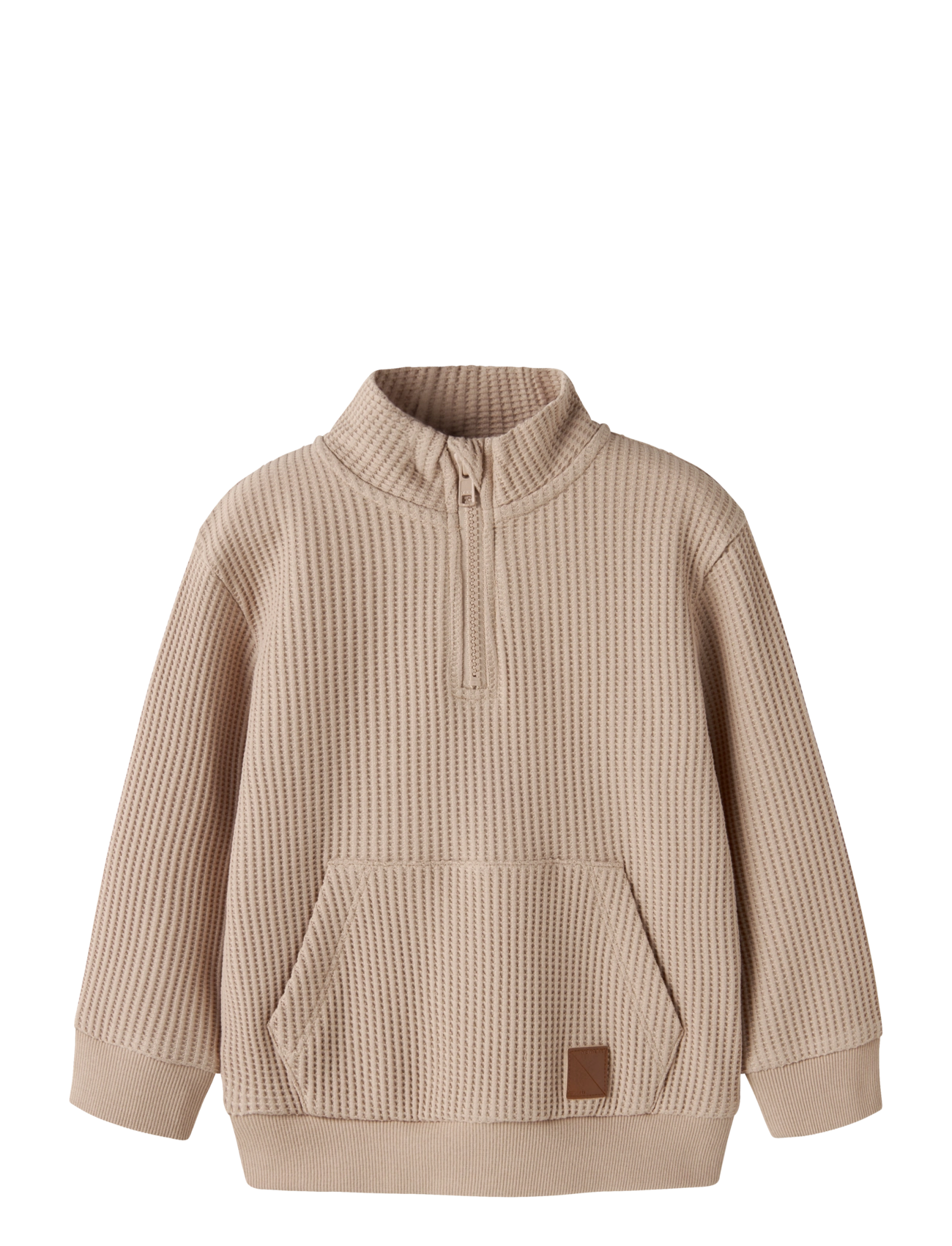 name it NMMNAEL LS NREG WAFFLE - Jumpers - SESAME / beige
