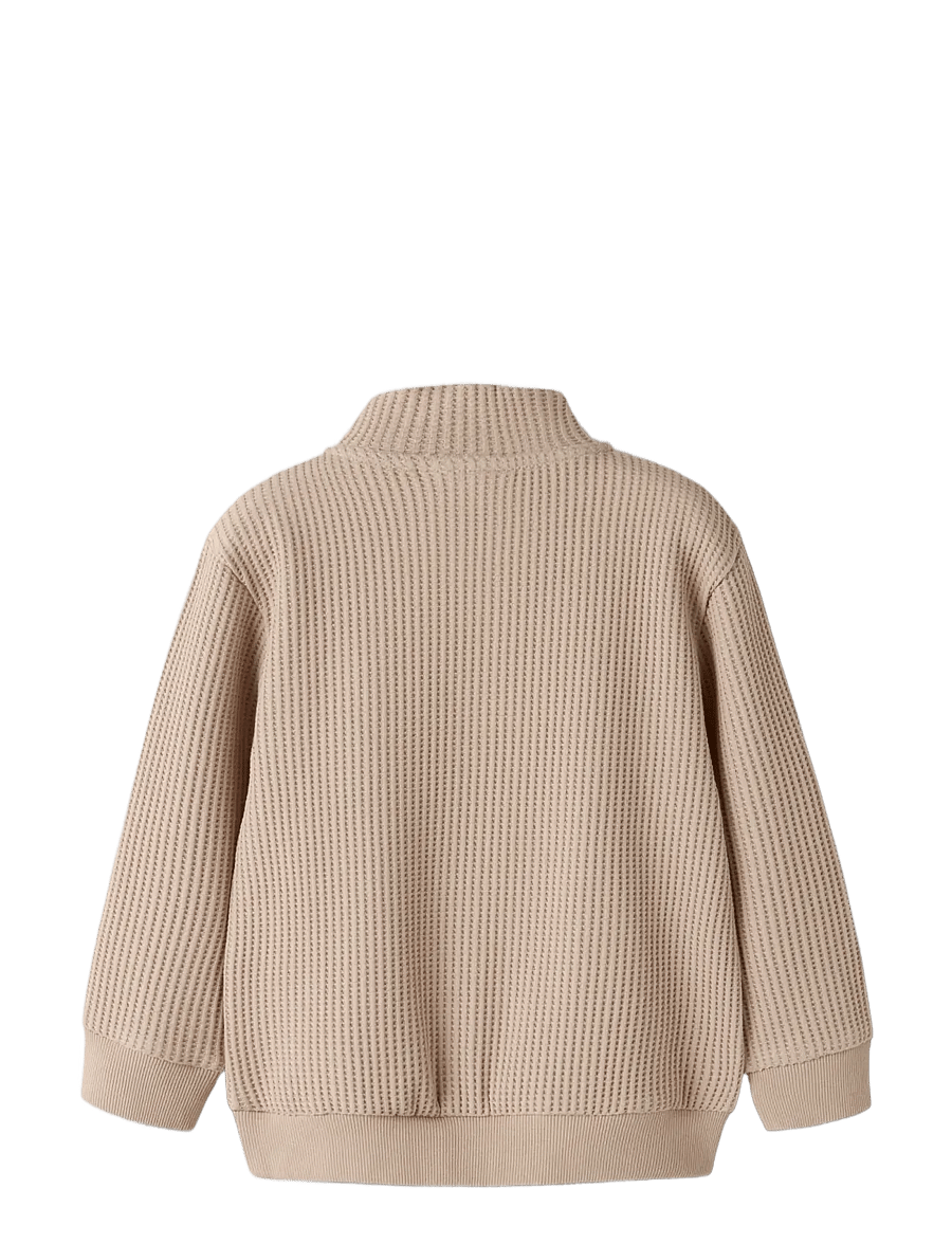 name it - NMMNAEL LS NREG WAFFLE - džemprid - sesame - 1