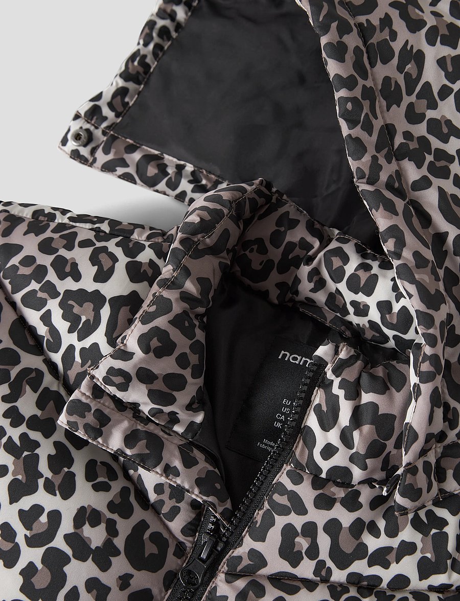 name it - NKFMIMOSA PUFFER JACKET1 - dunjackor & fodrade jackor - brown lentil - 4