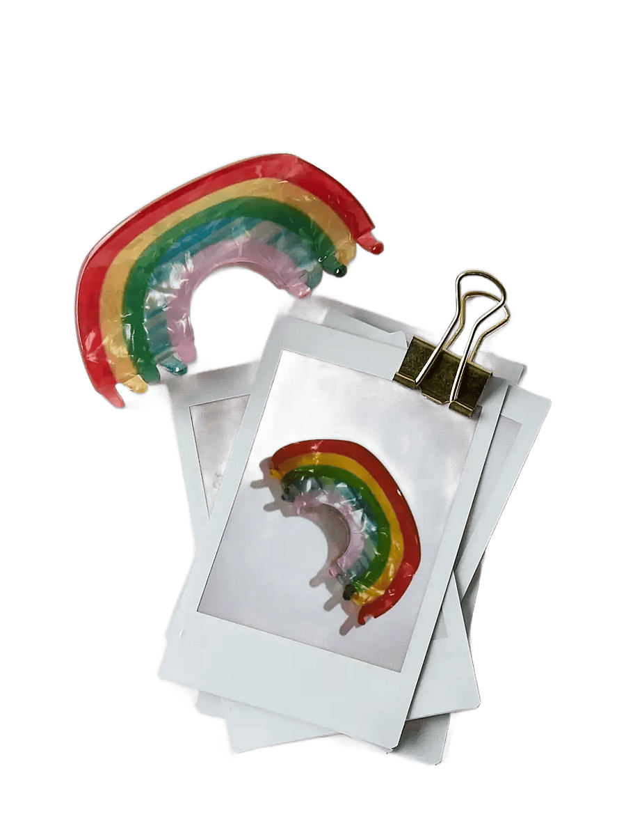 name it - NMFNAINBOW HAIRCLAW - haarnadeln - urban red - 1