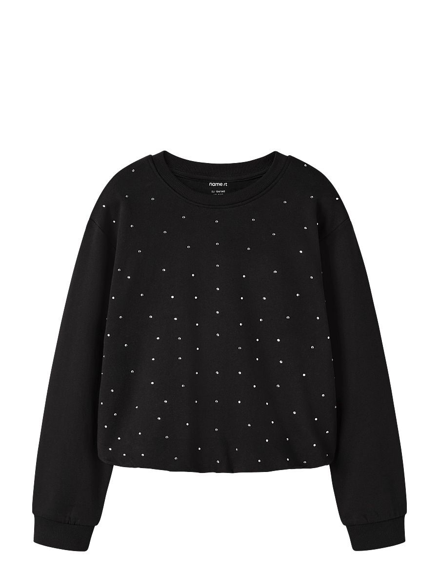 name it - NKFNOLUVI LS NREG SWEAT BRU - black - 0