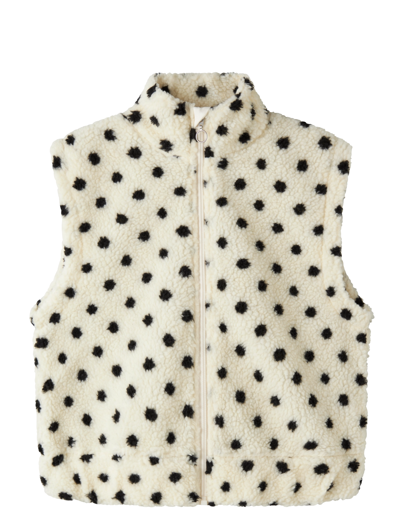 name it NKFNOLPO SHORT TEDDY VEST - Bovenkleding - ANTIQUE WHITE / cream