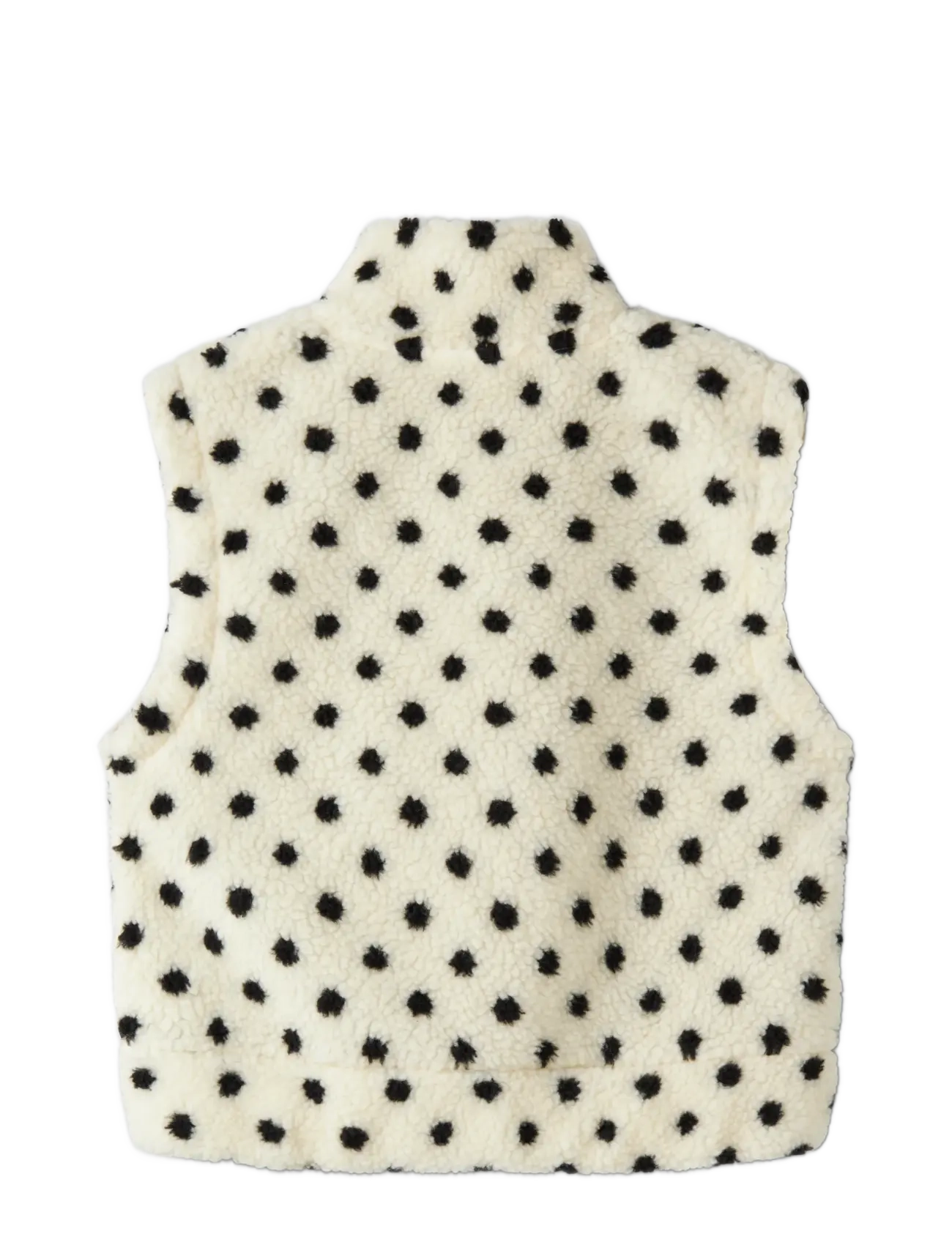 name it - NKFNOLPO SHORT TEDDY VEST - shop op leeftijd - antique white - 1