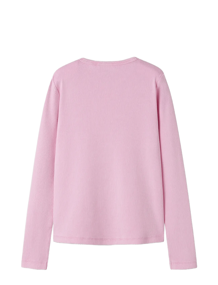 name it - NKFNOLOVO LS SLIM TOP - pikkade varrukatega t-särgid - begonia pink - 1