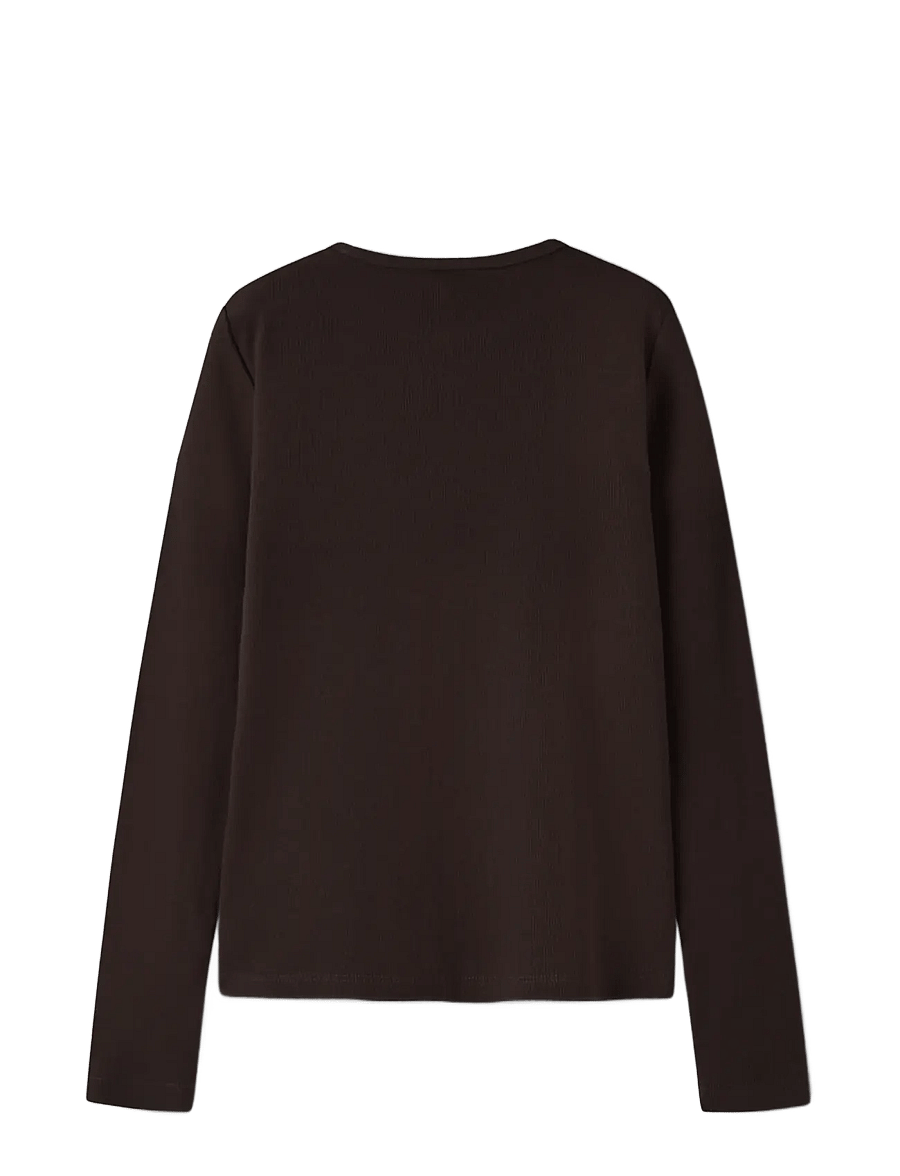 name it - NKFNOLOVO LS SLIM TOP - langärmelig - chocolate plum - 1