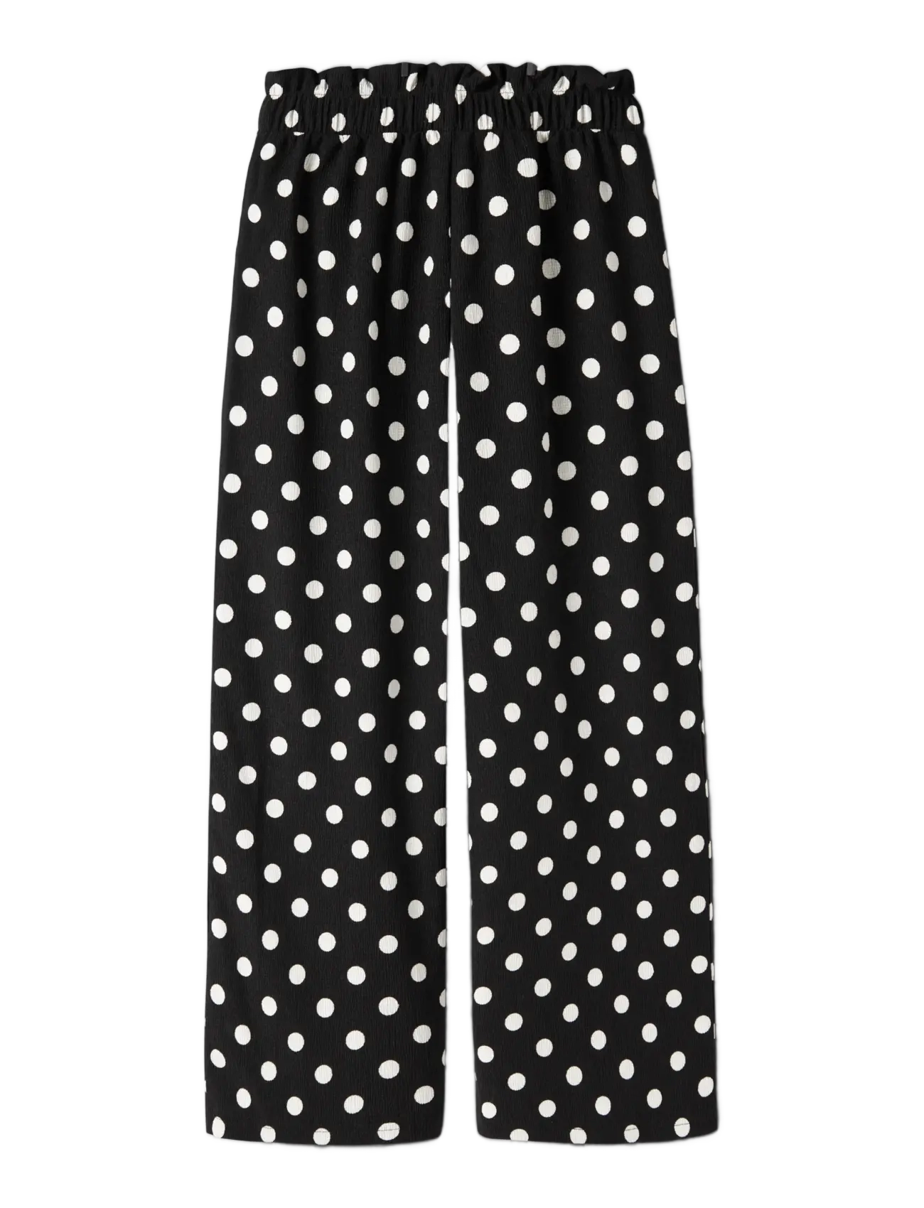 name it - NKFNAMSA WIDE PANT - einkaufen nach alter von - black - 1