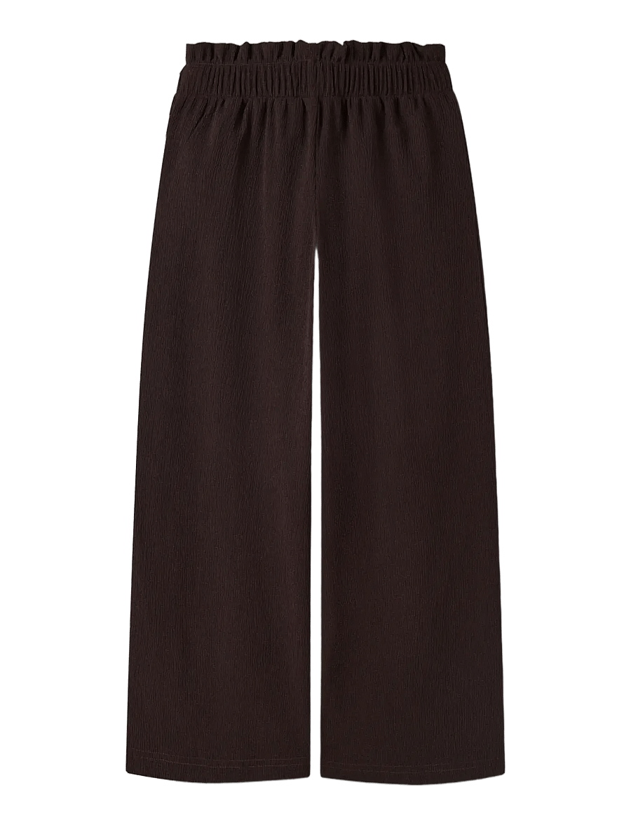 name it - NKFNAMSA WIDE PANT - einkaufen nach alter von - chocolate plum - 1