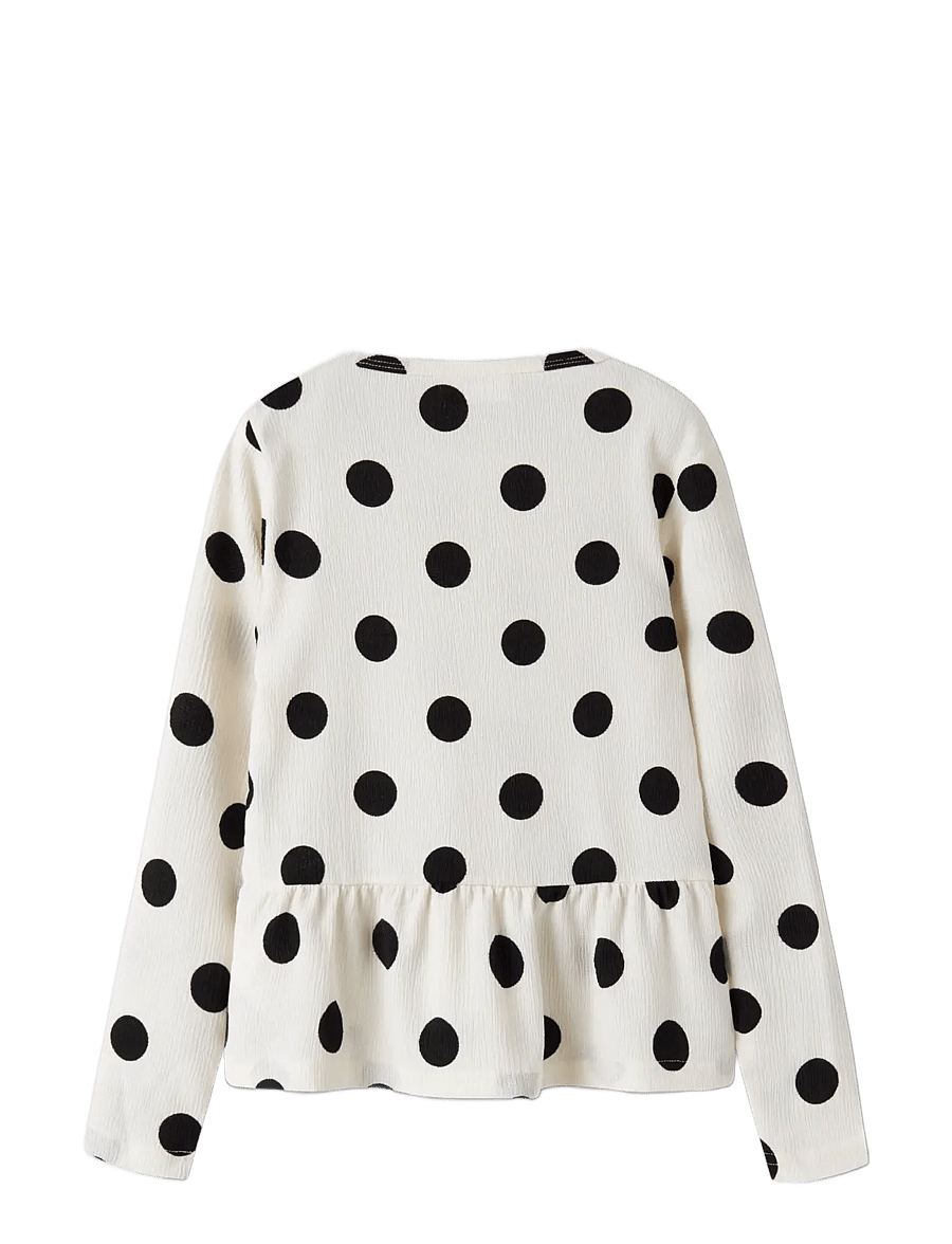 name it - NKFNAMSA LS TOP - långärmade t-shirts - antique white - 1