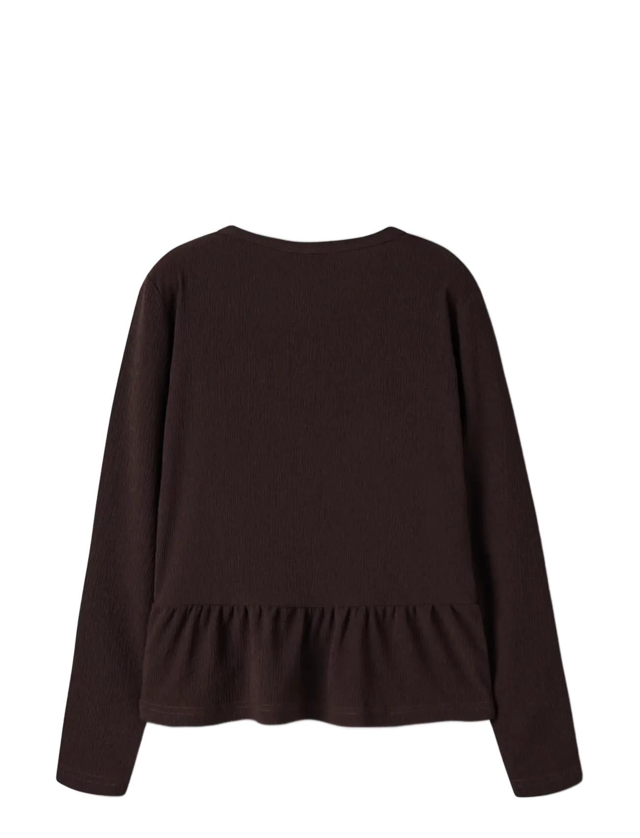 name it - NKFNAMSA LS TOP - långärmade t-shirts - chocolate plum - 1