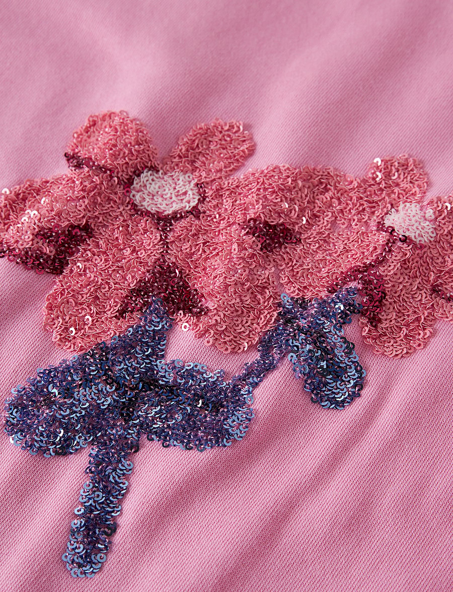 name it - NKFNOSSO LS NREG SWEAT BRU - pullover - begonia pink - 2