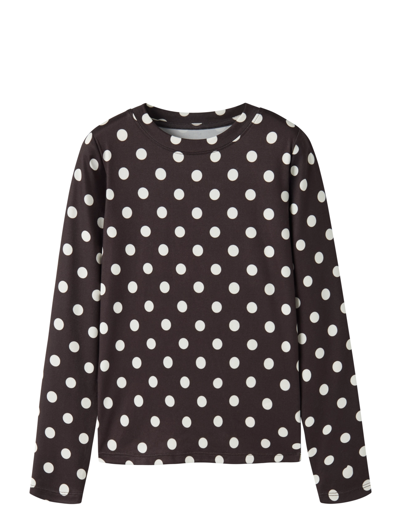 name it NKFNAKUKS LS XSL TOP - Toppar & T-shirts - CHOCOLATE PLUM / brown