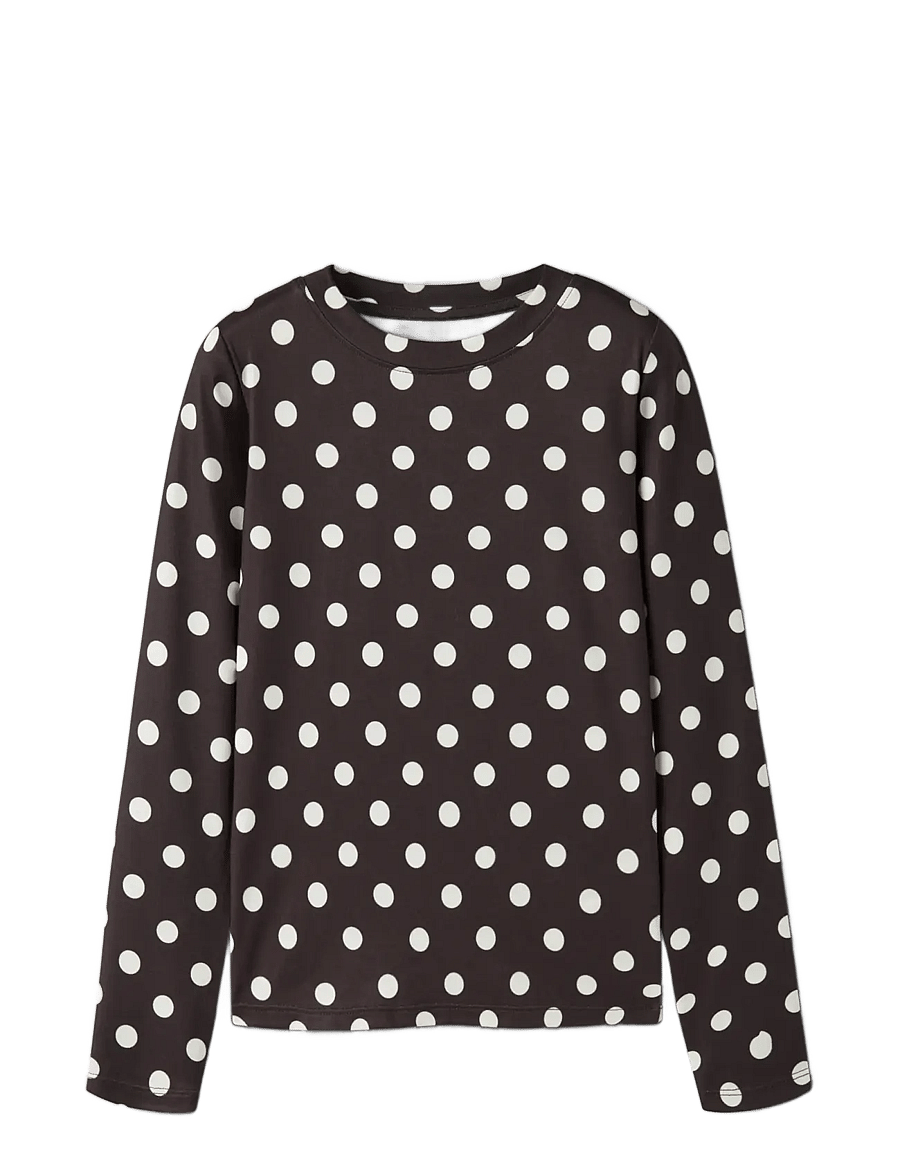 name it - NKFNAKUKS LS XSL TOP - långärmade t-shirts - chocolate plum - 2