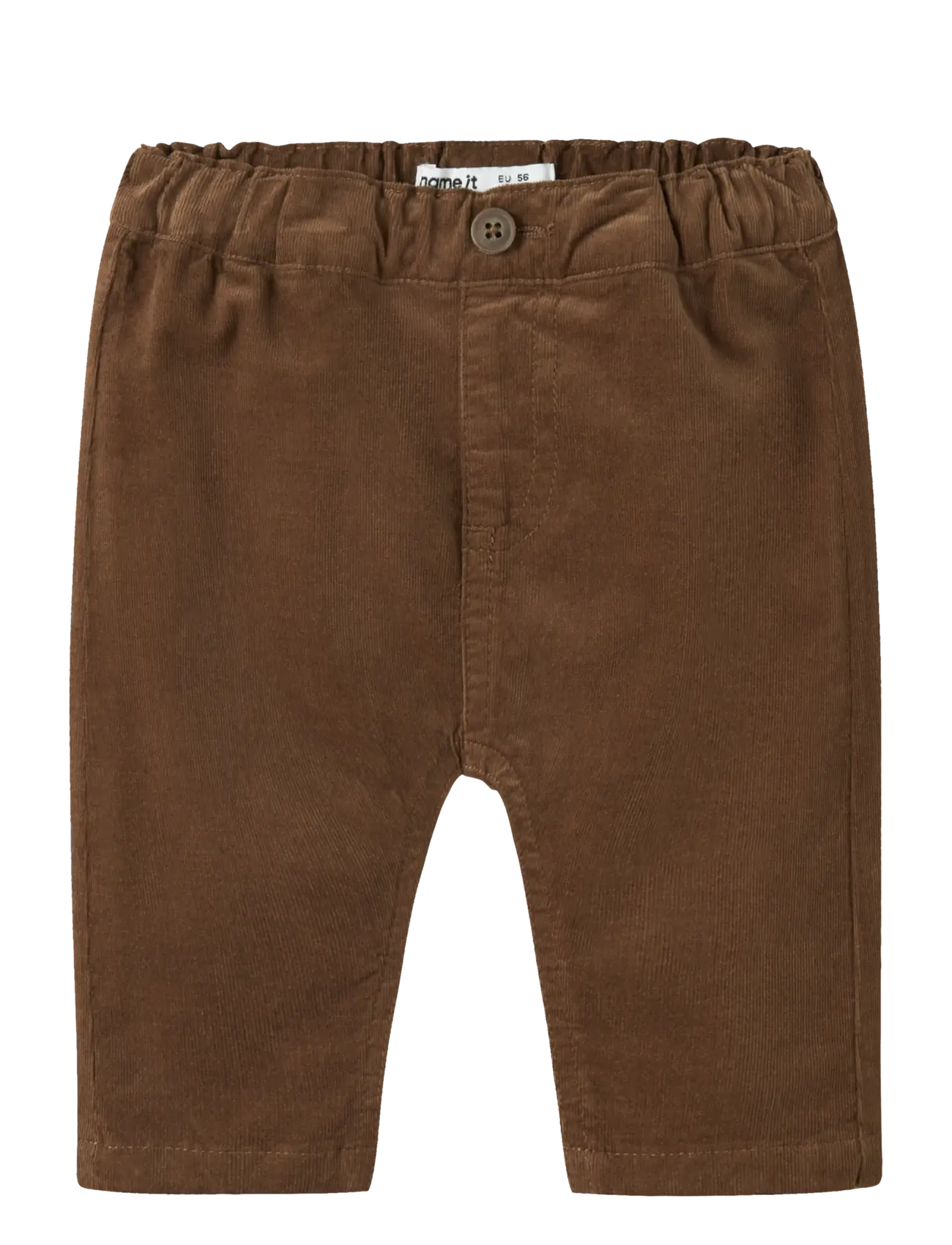 name it NBMBEN BOW TAP CORD PANT 9210-YT - Babybukser - SEPIA / brown